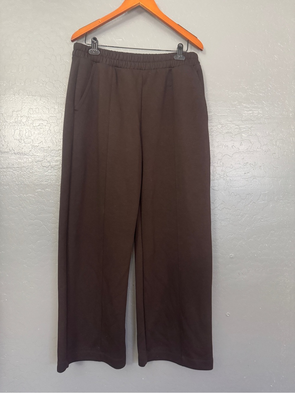 Old Navy Brown Wide-Leg Sweat Pants